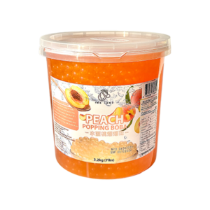 Peach Popping Boba